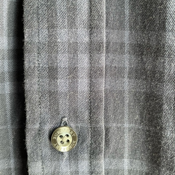 Burberry London Plaid Button Down Shirt - Picture 3 of 8